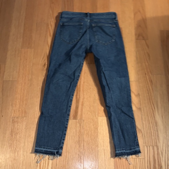 Gap Girlfriend Jeans Released Hem Waist 25 - Picture 2 of 9